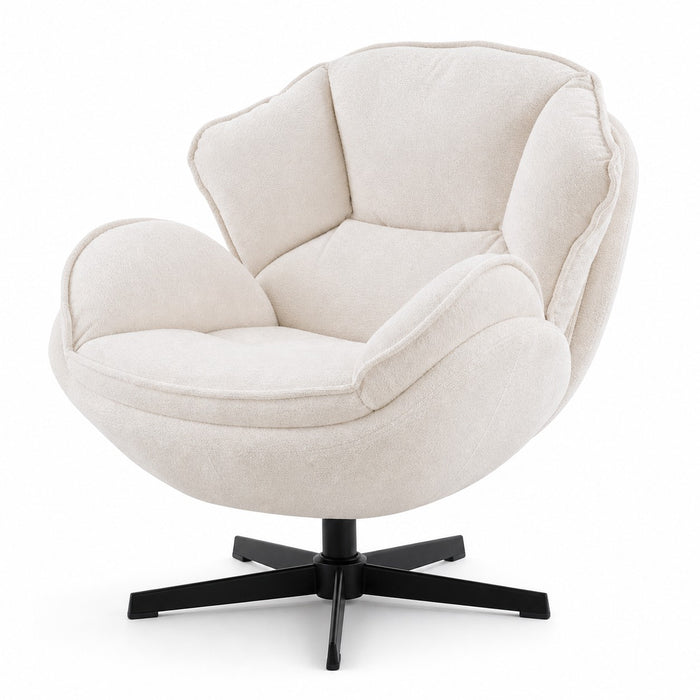 Tufted Swivel Recliner Lounge Chair