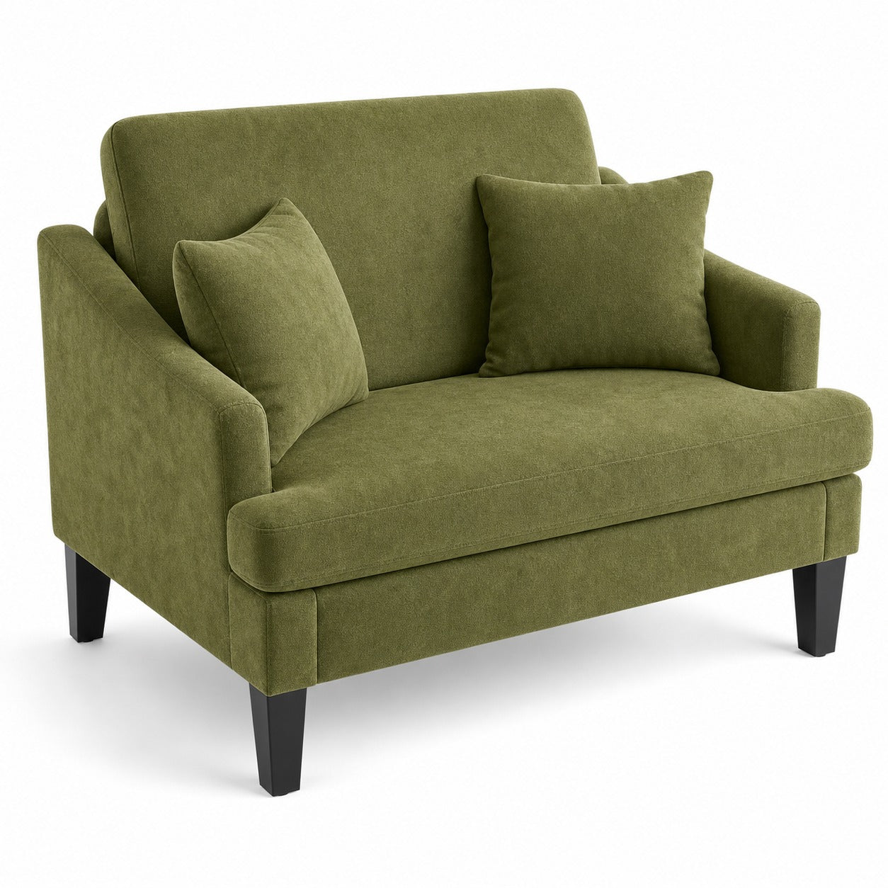 Oversized Upholstered Accent Chair - Green