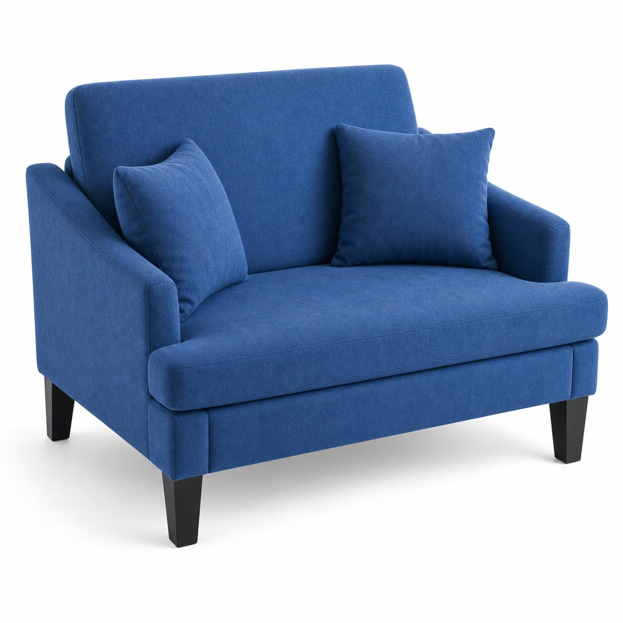 Oversized Upholstered Accent Chair - Blue