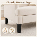 Oversized Upholstered Accent Chair - details