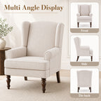 Wingback Reading Chair - details